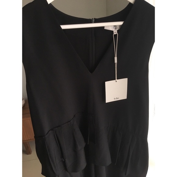 NWT Tibi Silk Ruffle Jumpsuit - Picture 4 of 4